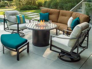 Tropitone Kenzo Cushion Aluminum Patio Lounge Set