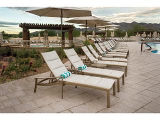 Tropitone Kor Padded Sling Aluminum Lounge Set