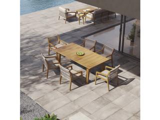 Tropitone Lido Teak Dining Set