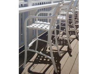 Tropitone La Scala Cross Strap Aluminum Bar Set