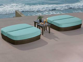 Tropitone Evo Woven Wicker Cushion Patio Lounge Set