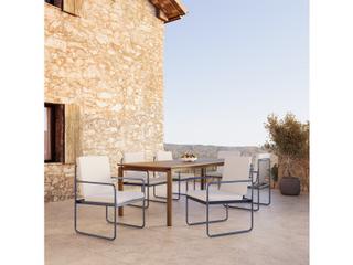 Tropitone Oasis Aluminum Cushion Dining Set