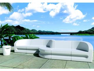 Tropitone Radius Marine Grade Polymer Sectional Outdoor Lounge Set