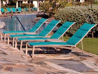 Tropitone South Beach Padded Sling Aluminum Outdoor Lounge Set