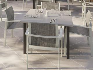 Tropitone Twist Sling Aluminum Dining Set