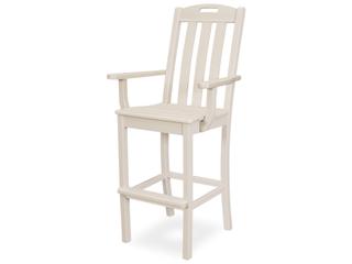 Trex® Outdoor Furniture™ Yacht Club Recycled Plastic Bar Arm Chair
