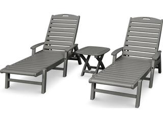 Trex® Outdoor Furniture™ Yacht Club Recycled Plastic 3 Piece Lounge Set
