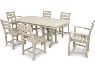 Trex® Outdoor Furniture™ Monterey Bay Recycled Plastic 7 Piece Dining Set