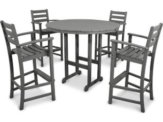 Trex® Outdoor Furniture™ Monterey Bay Recycled Plastic 5 Piece Bar Set