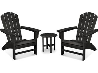 Trex® Outdoor Furniture™ Furniture Yacht Club Recycled Plastic 3 Piece Adirondack Lounge Set