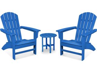 Trex® Outdoor Furniture™ Furniture Yacht Club Recycled Plastic 3 Piece Adirondack Lounge Set