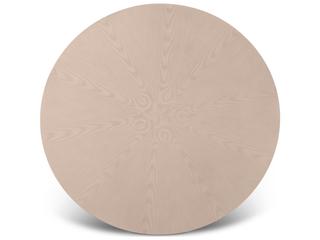 Urbia Modern Brazilian Mona Nevoa Wooden Top Round Dining Table
