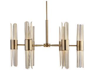 Uttermost Cret 12-Light Oxidized Brass Chandelier