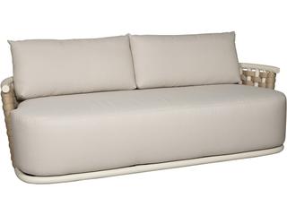 Vanguard Furniture Outdoor Taurus Aluminum Cushion Sofa