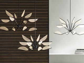 Visual Comfort Modern Belterra 1-Light Matte Black Chandelier
