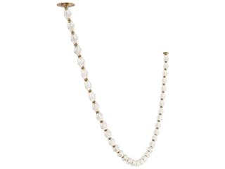 Visual Comfort Modern Collier 1-Light Natural Brass Linear Chandelier