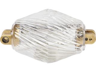 Visual Comfort Modern Collier 1-Light Natural Brass Linear Chandelier