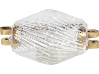 Visual Comfort Modern Collier 1-Light Natural Brass Linear Chandelier