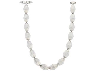 Visual Comfort Modern Collier 1-Light Polished Nickel Linear Chandelier