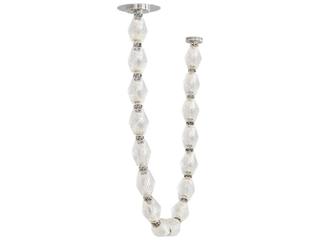 Visual Comfort Modern Collier 1-Light Polished Nickel Linear Chandelier