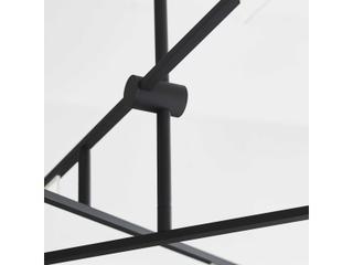 Visual Comfort Modern Klee 3-Light Nightshade Black Linear Chandelier