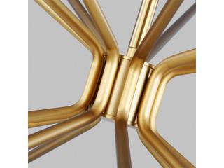 Visual Comfort Modern Lody 20-Light Aged Brass Chandelier