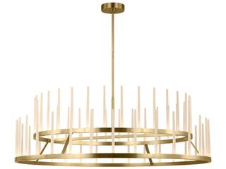Visual Comfort Modern Sagrada 64-Light Brass Tiered Chandelier
