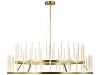 Visual Comfort Modern Sagrada 64-Light Brass Tiered Chandelier