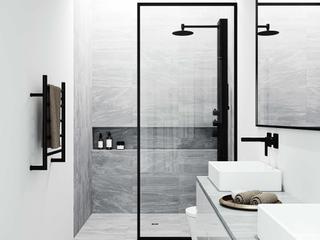 Vigo Ellington Matte Black 4-Spray Massage Jet Shower Panel System