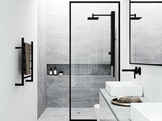 Vigo Orchid Matte Black Retro-Fit 2-Spray Massage Jet Shower Panel System