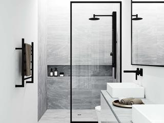 Vigo Gardenia Matte Black Retro-Fit 2-Spray Massage Jet Shower Panel System