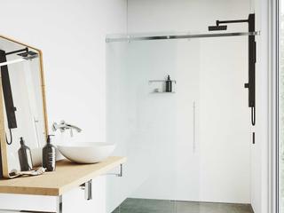 Vigo Gardenia Matte Black Retro-Fit 2-Spray Massage Jet Shower Panel System