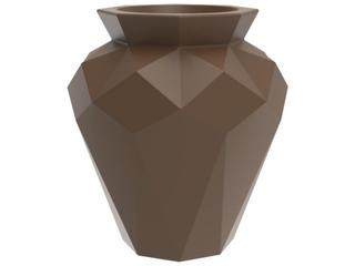 Vondom Outdoor Origami Brown Planter