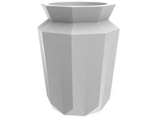 Vondom Outdoor Origami White Planter