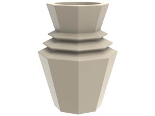 Vondom Outdoor Origami Cream Planter