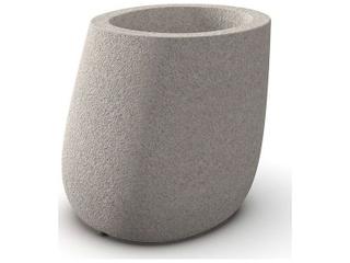 Vondom Stone Planter in Ecru Granite