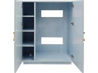 Worlds Away Poppy White Accent Chest