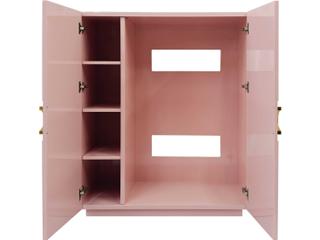 Worlds Away Poppy Pink Accent Chest