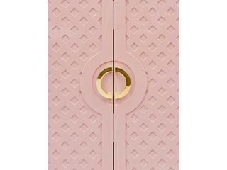 Worlds Away Poppy Pink Accent Chest