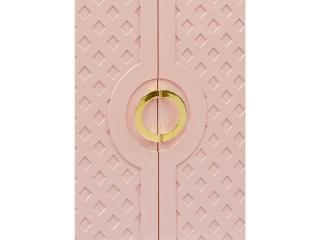 Worlds Away Poppy Pink Accent Chest
