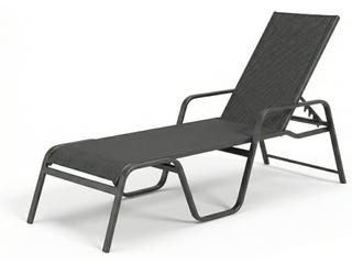Windward Design Group Siesta Sling Aluminum Outdoor Patio Chaise Lounge