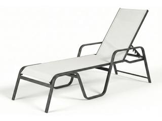 Windward Design Group Siesta Sling Aluminum Outdoor Patio Chaise Lounge