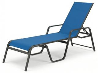 Windward Design Group Siesta Sling Aluminum Outdoor Patio Chaise Lounge