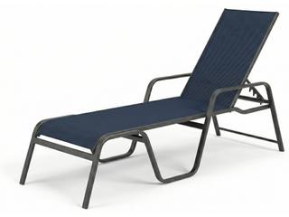Windward Design Group Siesta Sling Aluminum Outdoor Patio Chaise Lounge