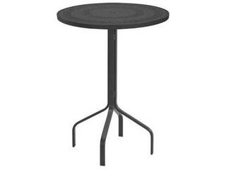 Windward Design Group Mayan Punched Aluminum Round Outdoor Patio Bar Table