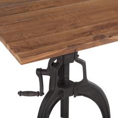World Interiors Artezia Natural Square Wood Bar Table