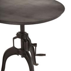 World Interiors Artezia Round Metal Matte Dining Table