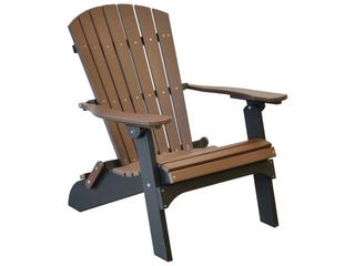 Wildridge Heritage Recycled Plastic Folding Outdoor Adirondack Chair
