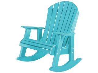 Heritage Recycled Plastic High Fan Back Patio Rocker Chair