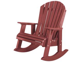 Wildridge Heritage Recycled Plastic High Fan Back Patio Rocker Chair